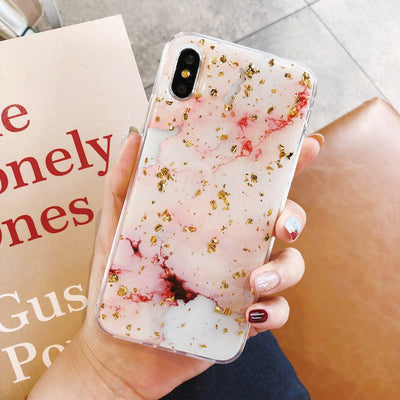 Pink & Gold iPhone Case