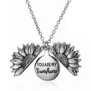 "You Are My Sunshine" Sunflower Locket